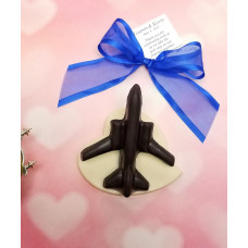 Destination Wedding Favor  (Airplane on a Heart)